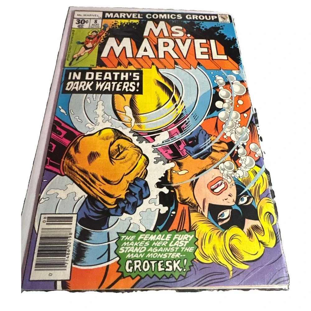 VTG Marvel Comics Group - Ms. Marvel  In Deaths Dark Waters!  #8 AUG !